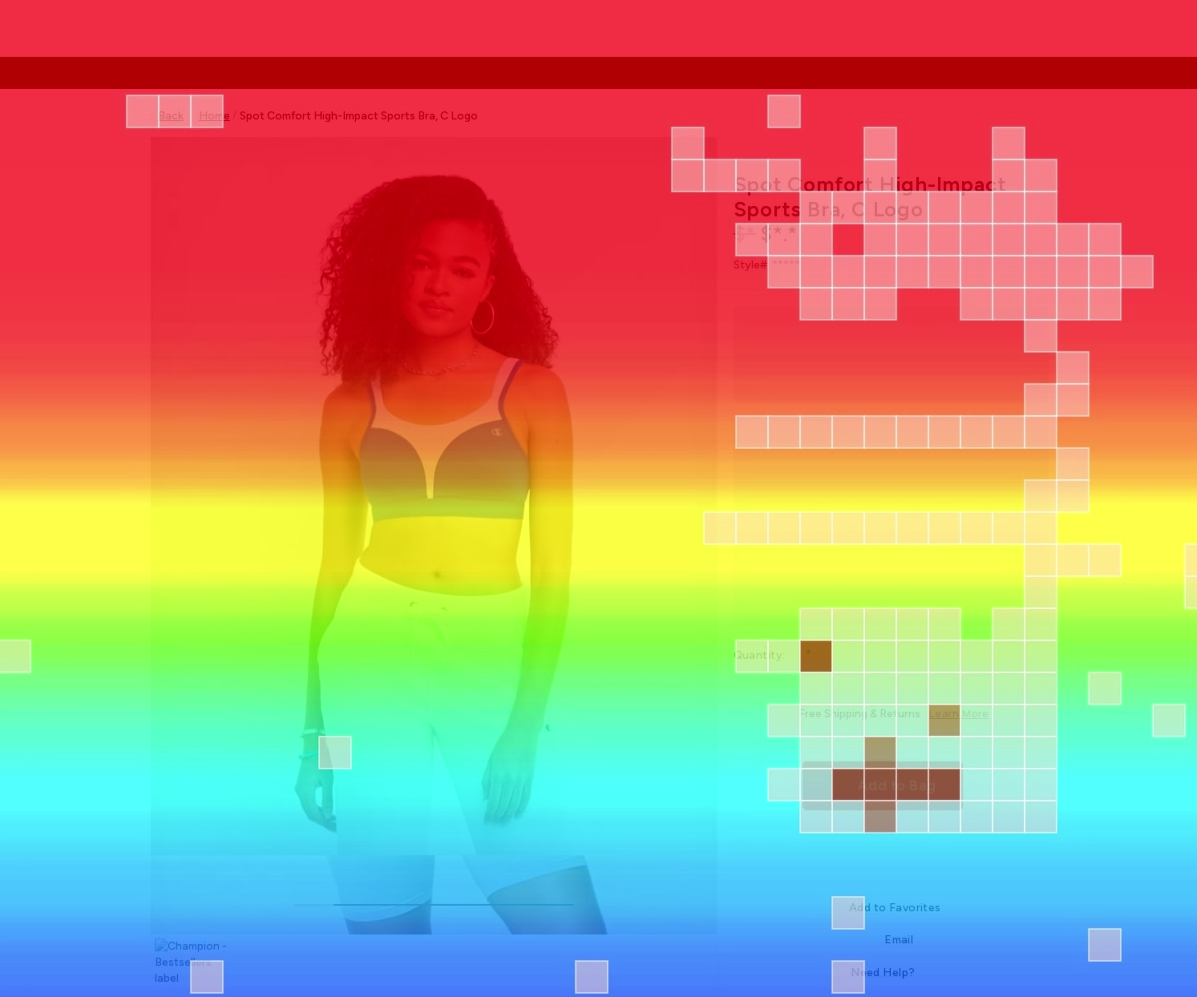 [Asset] Customer story - Hanes heatmap